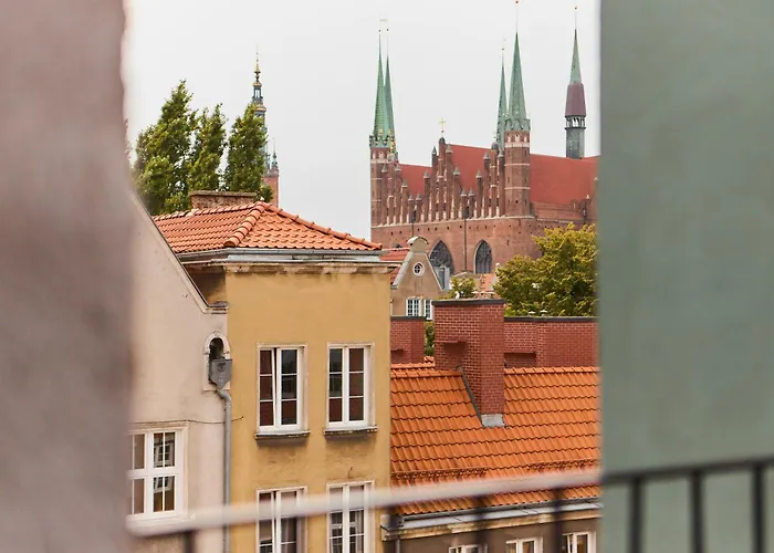 3-level With A View Of St Mary's Basilica By Downtown Appartement Gdańsk